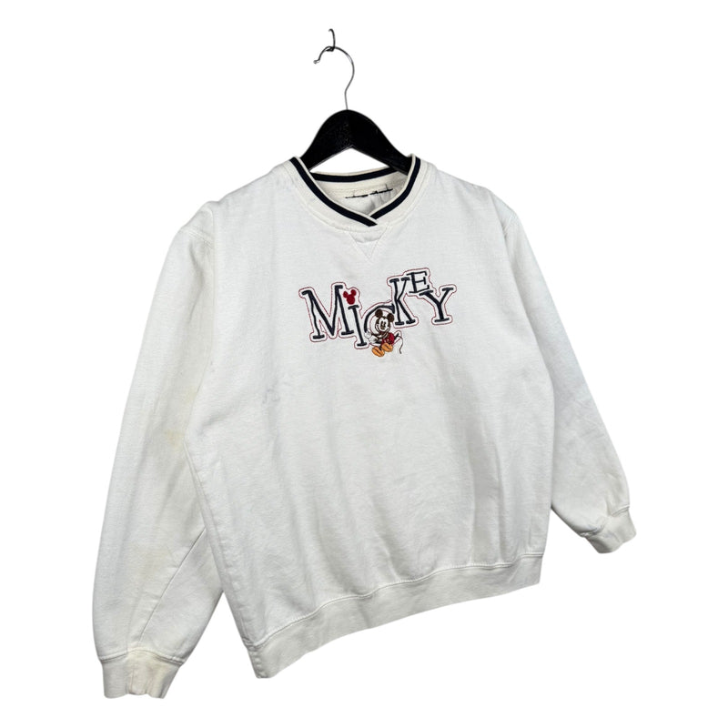 Vintage Disney Mickey Mouse Embroidered Crewneck