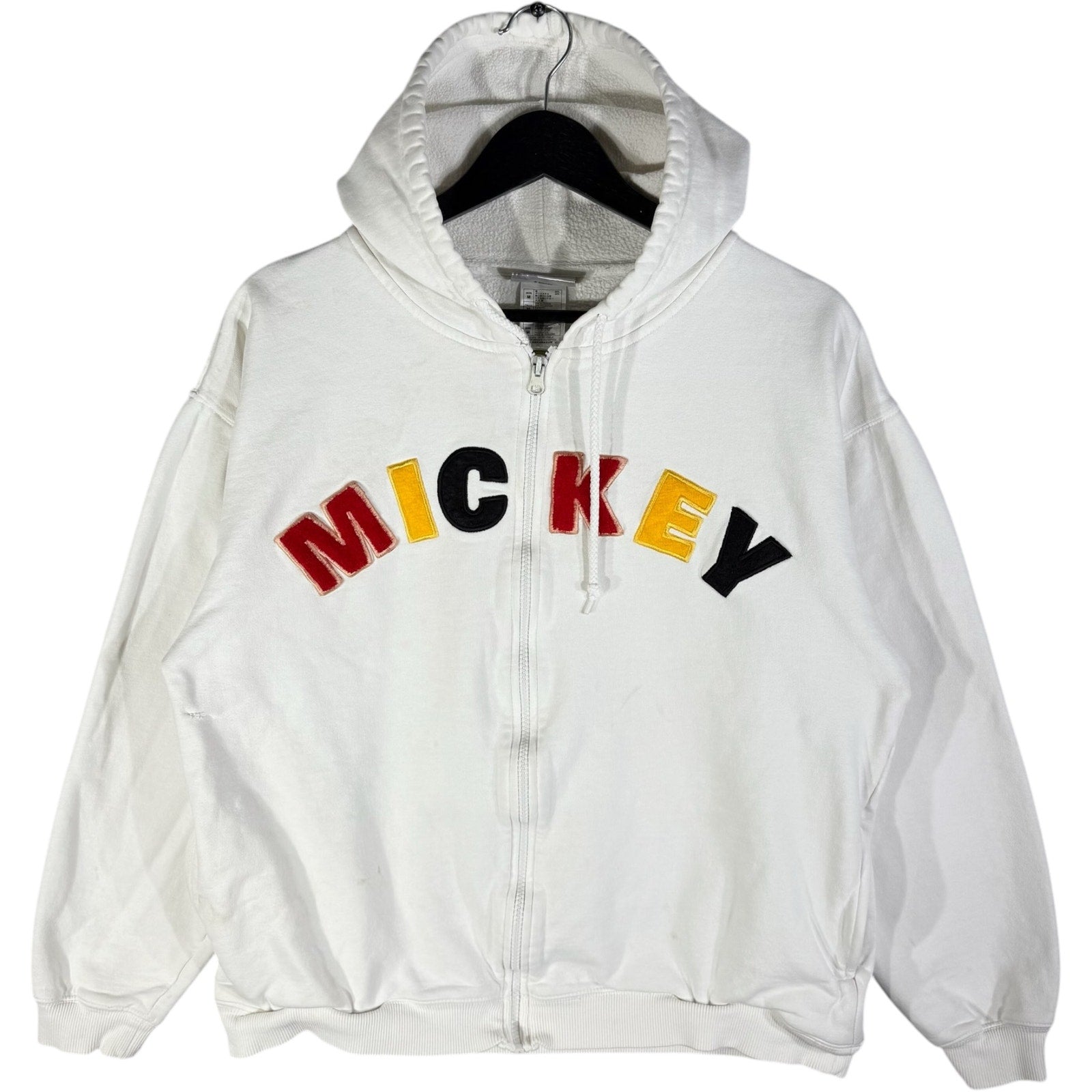 Vintage Walt Disney World Embroidered Full Zip Mickey Hoodie
