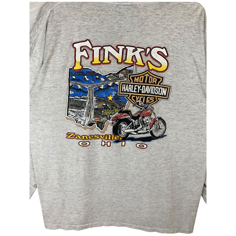 Vintage Harley Davidson Fink's Ohio Long Sleeve Shirt