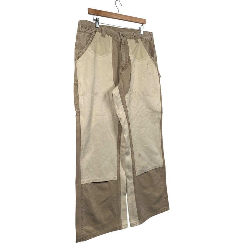 Vintage Carhartt Cut & Sew Double Knee Carpenter Pants 35x30