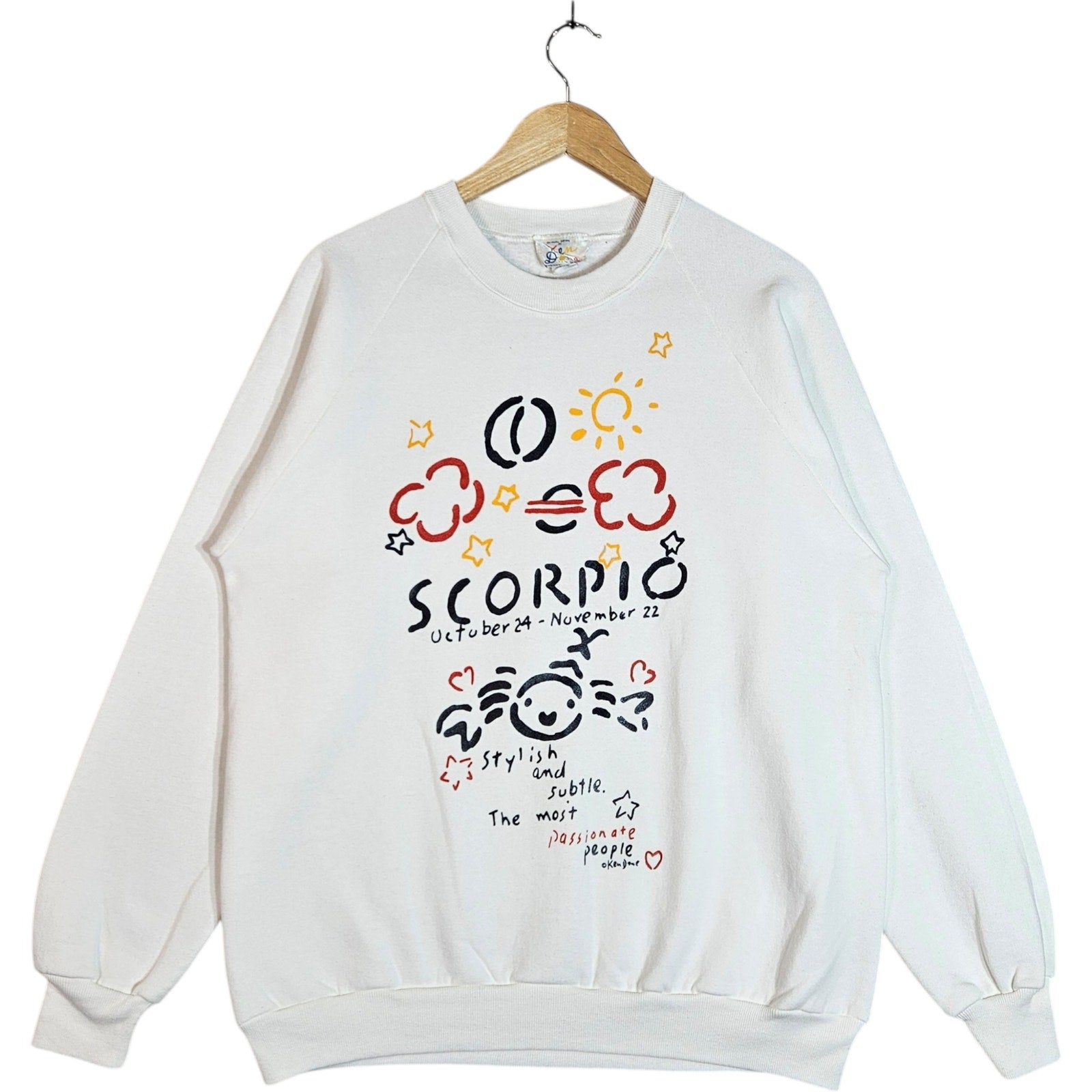 Vintage Scorpio Astrology Crewneck