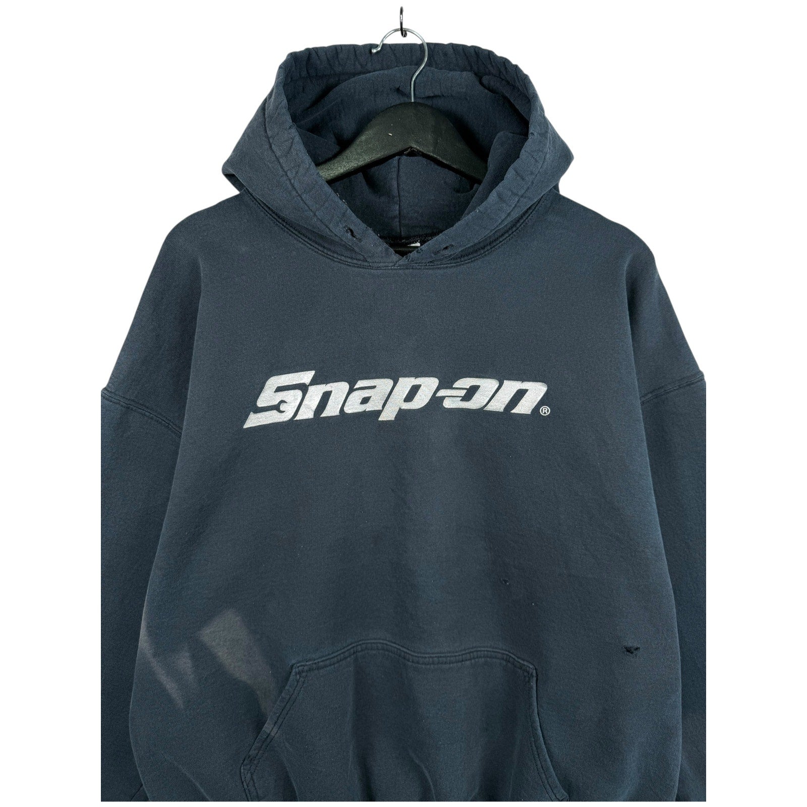 Vintage Gildan Snap-on Pullover Hoodie