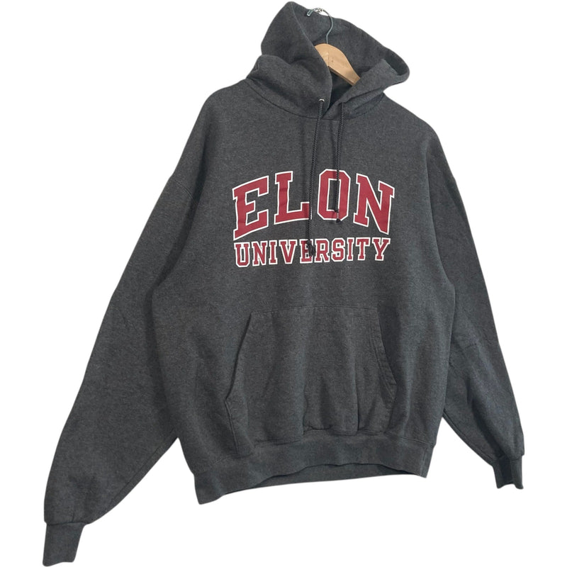 Vintage Champion Elon University Arch Spellout Hoodie