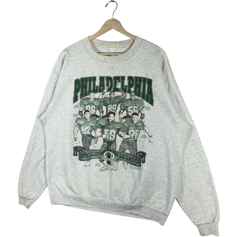 Vintage Philadelphia Eagles Roster NFL Crewneck