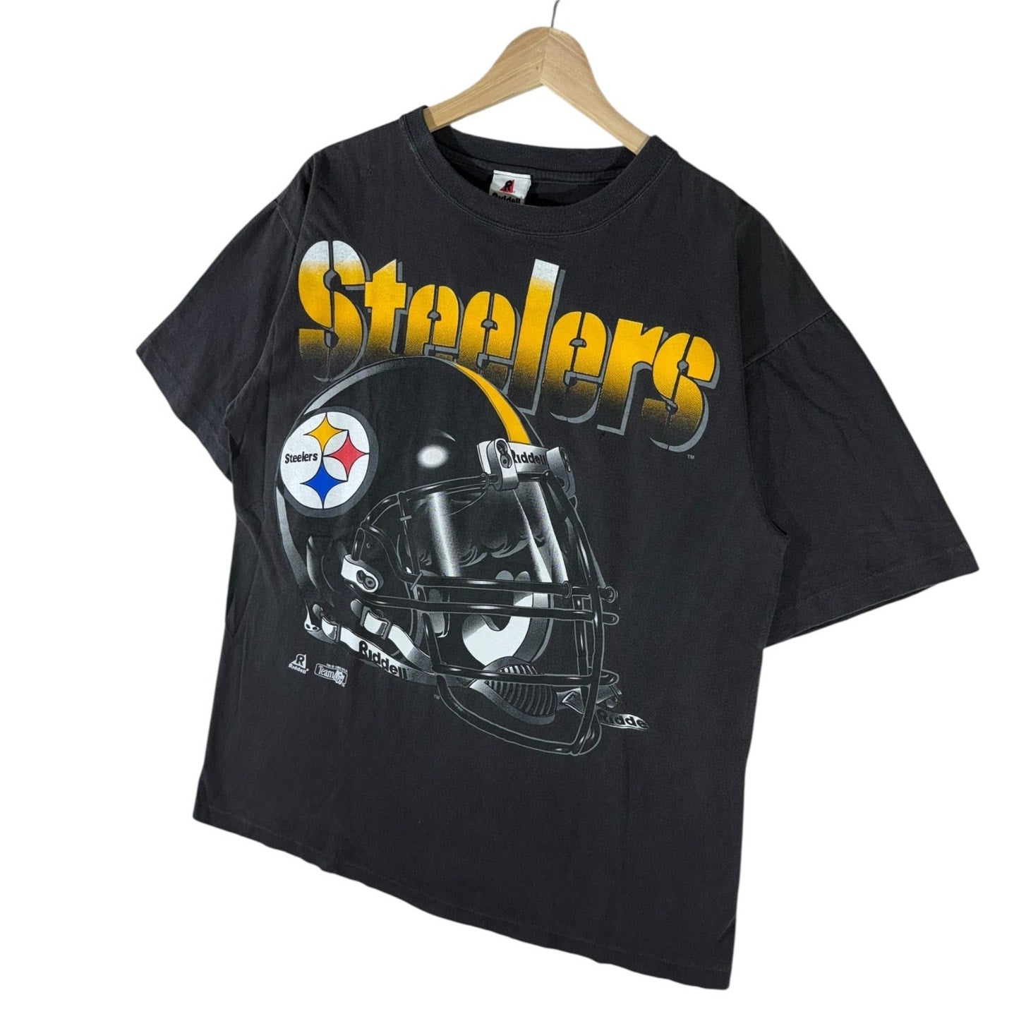 Vintage Pittsburgh Steelers Big Helmet NFL T-Shirt 90s