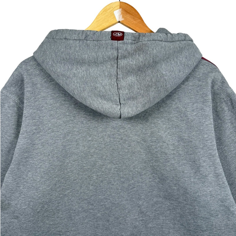 Vintage Aeropostale Collegiate Logo Stripe Sleeve Hoodie