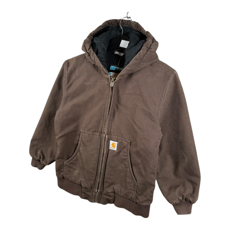 Vintage Youth Carhartt Lined Full Zip Hoodie
