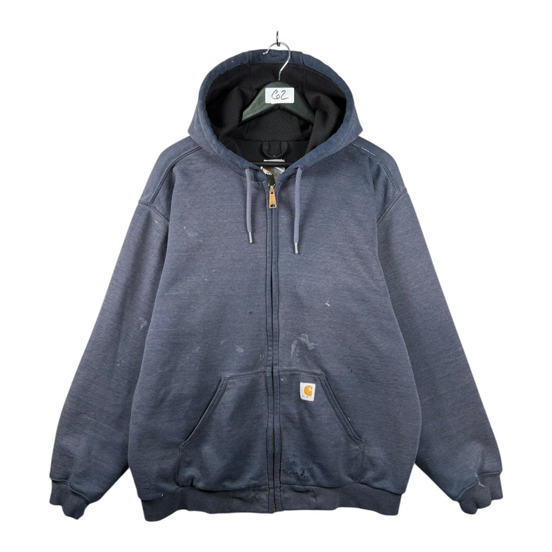 Vintage Carhartt Full Zip Distressed Hoodie