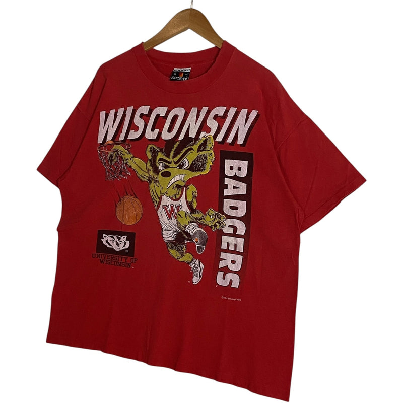 Vintage University of Wisconsin Badgers Mascot T-Shirt