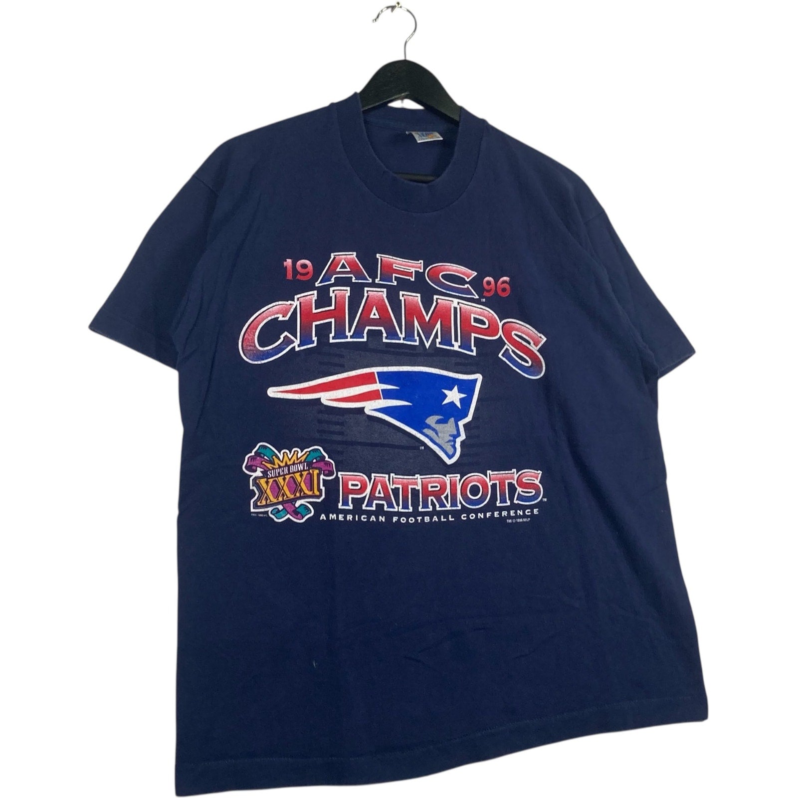 Vintage New England Patriots AFC Champs NFL Tee 1996