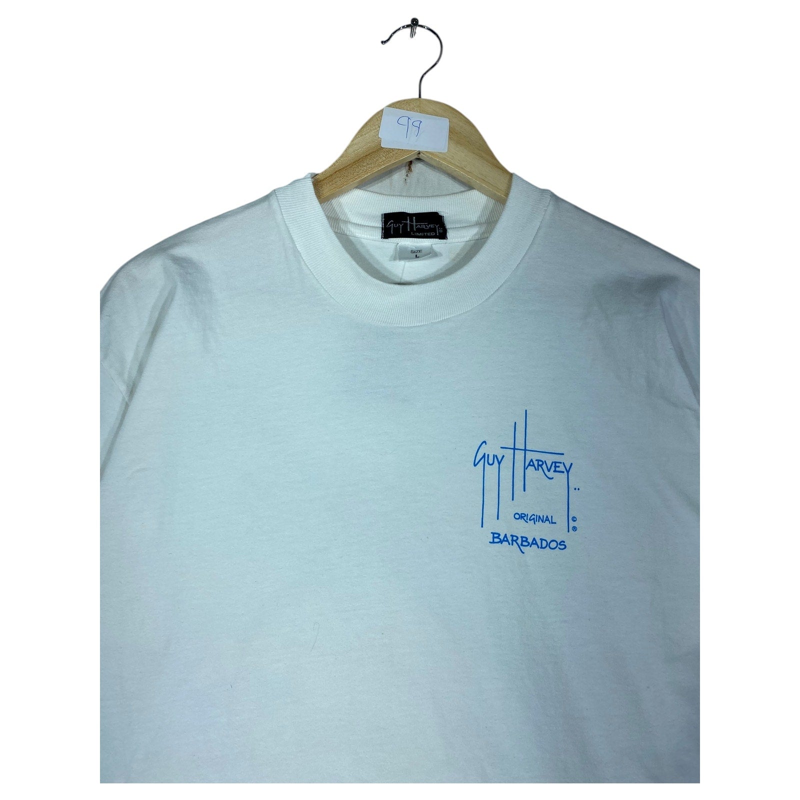 Vintage Guy Harvey Original Barbados Graphic Print T-Shirt