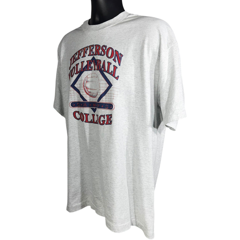 Vintage Jefferson College Volleyball Camps Graphic Tee 90s