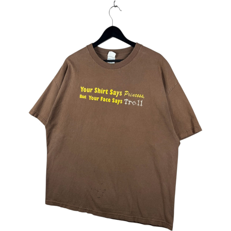 Vintage Humor Print T-Shirt