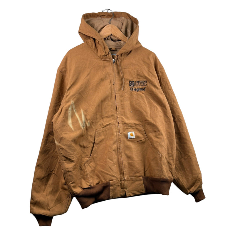 Vintage Carhartt Full Zip Workwear Hoodie Jacket