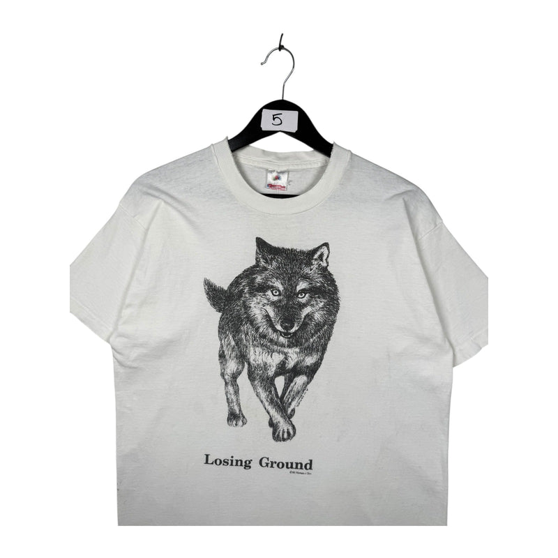 Vintage Losing Ground Wolf T-Shirt