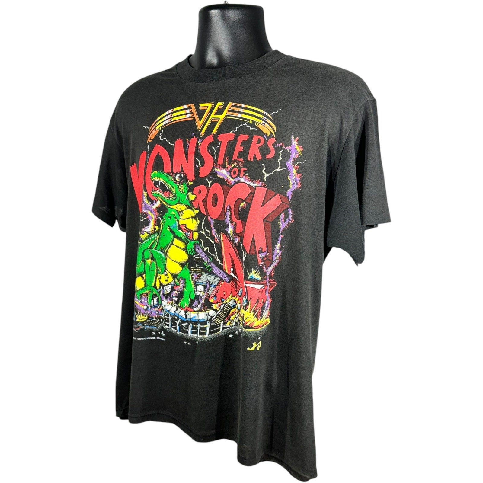 Vintage Van Halen Monsters of Rock Tour Tee 1988