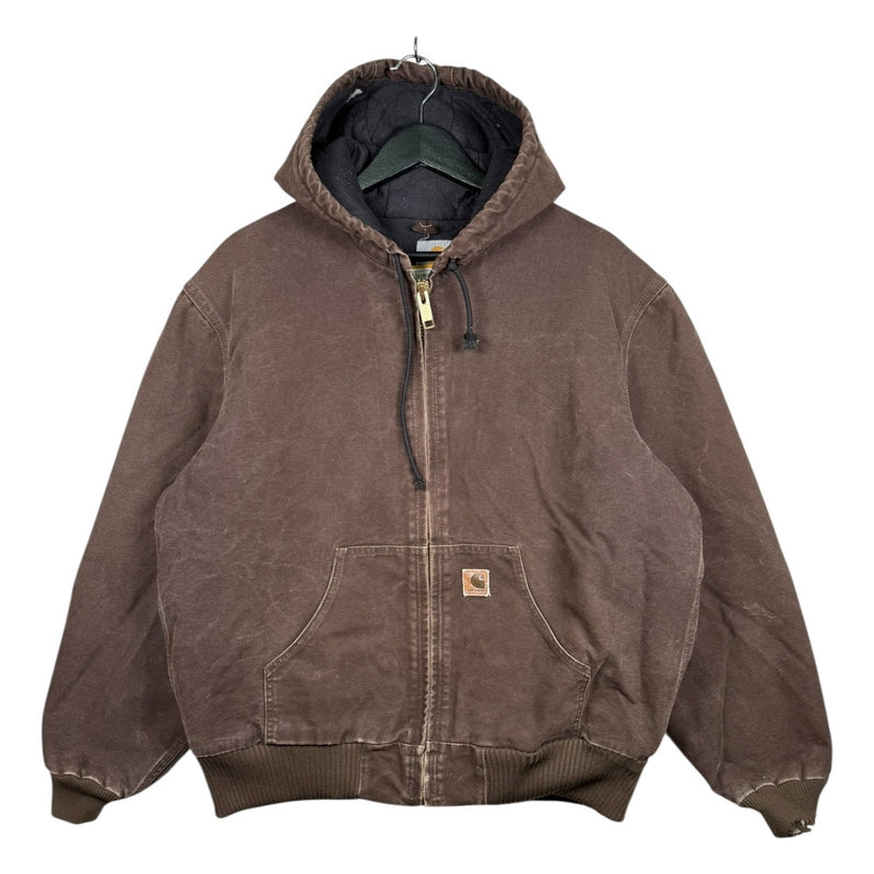 Vintage Carhartt Insulated Active Full Zip Hoodie