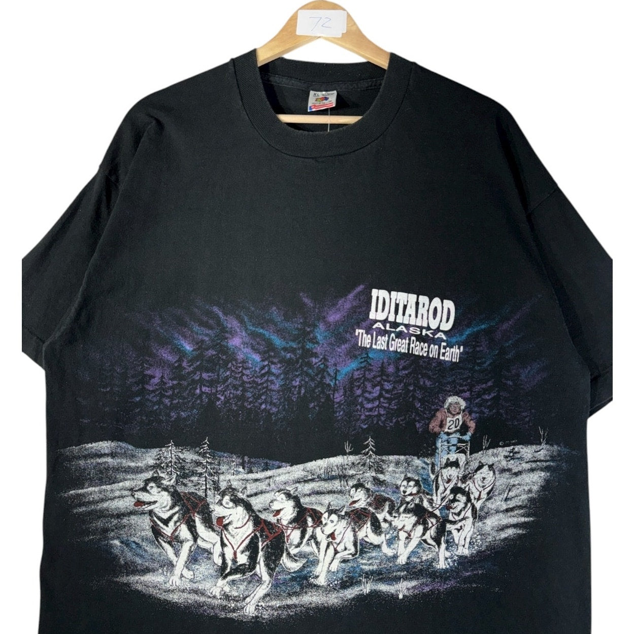 Vintage Iditarod Alaska Dog Sledding T-Shirt
