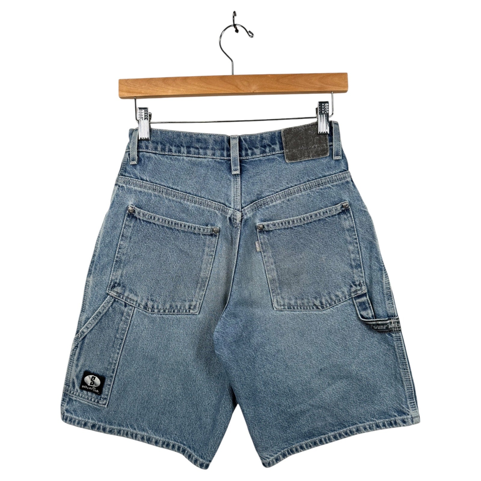 Vintage Levi's Jeans Silvertab Bermuda Denim Shorts 28