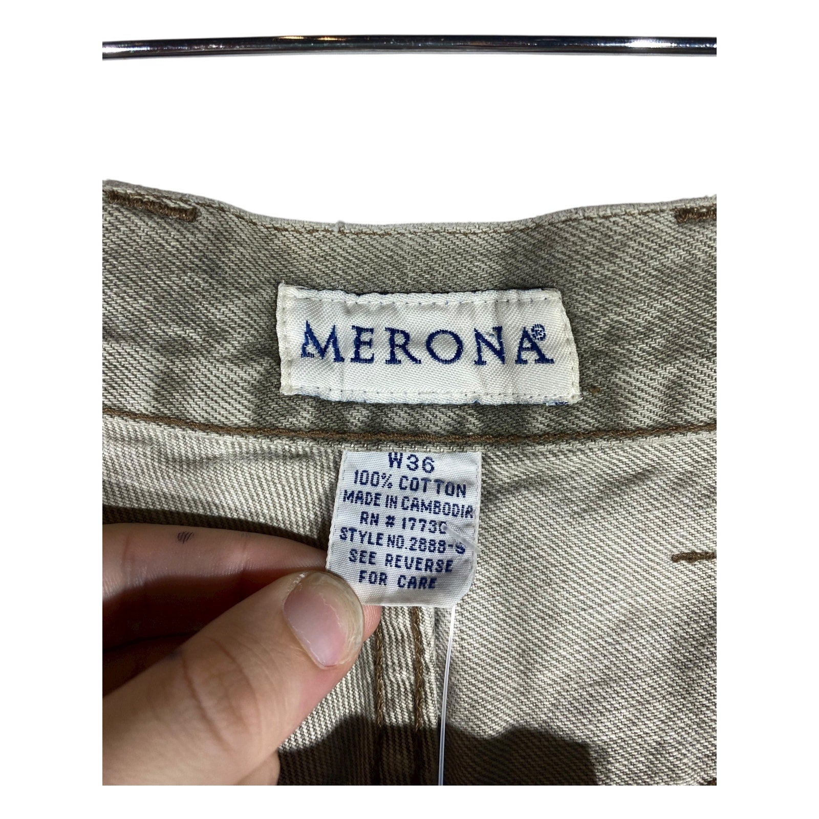Vintage Merona Casual Denim Shorts 36