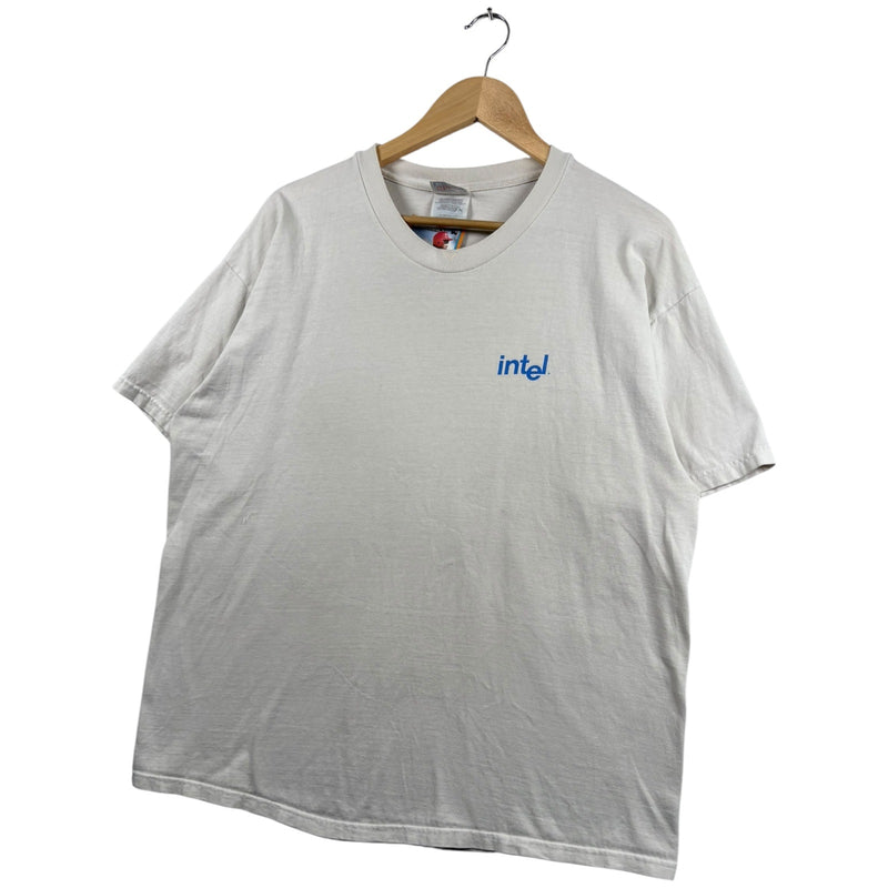 Vintage Intel Graphic Print T-Shirt