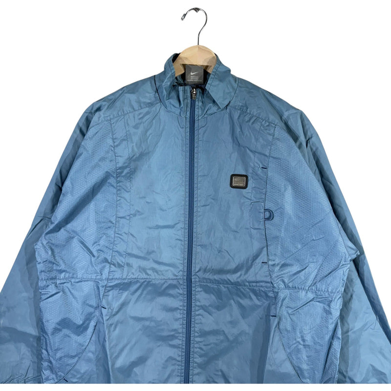 Vintage Nike Mini Metal Logo Full Zip Windbreaker