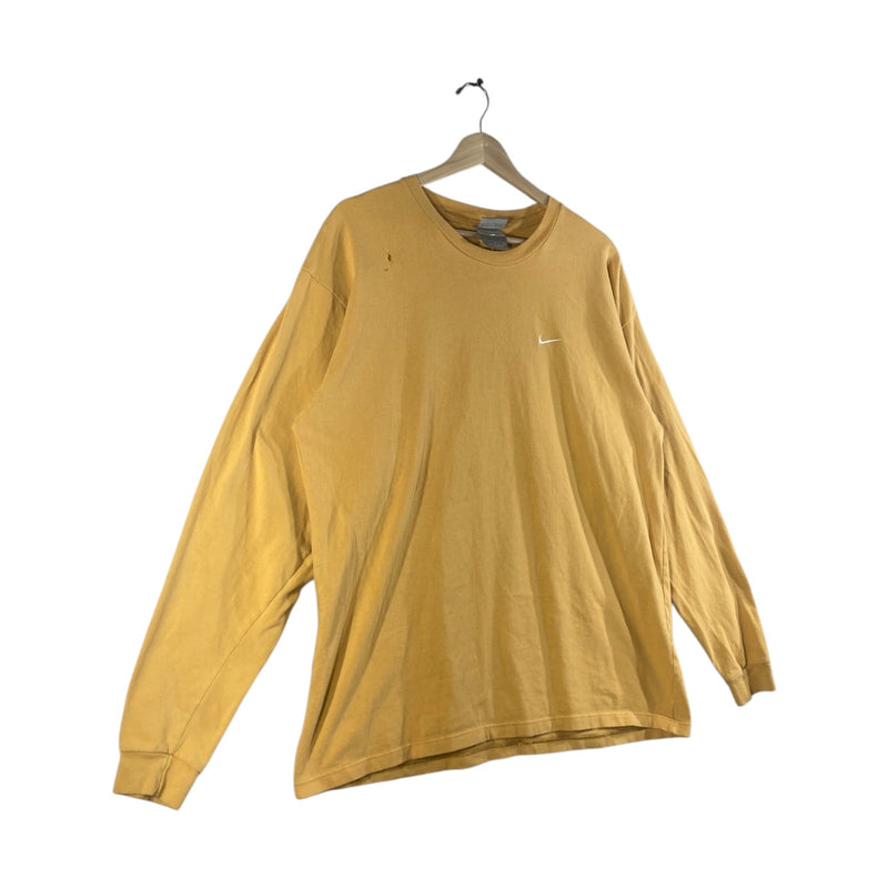 Vintage Nike Swoosh Logo Long Sleeve T-Shirt