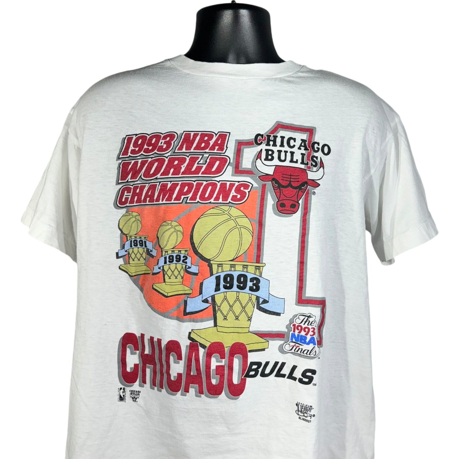 Vintage Chicago Bulls World Champions Tee 1993