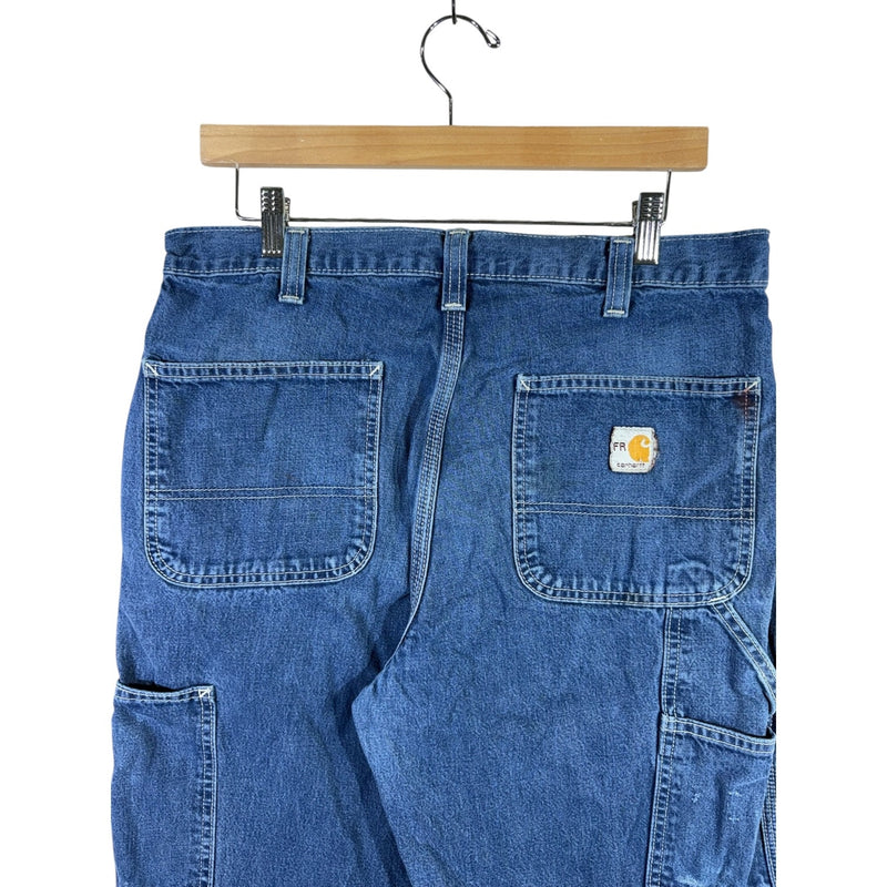 Vintage Carhartt Denim Carpenter Shorts 33