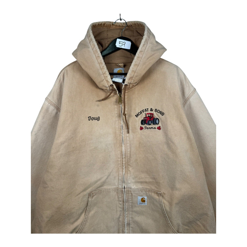 Vintage Carhartt Insulated Active Full Zip Hoodie