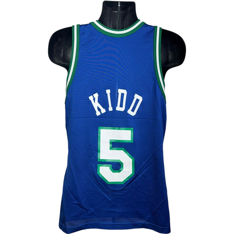 Vintage Champion Dallas Mavericks Jason Kidd #5 NBA Jersey