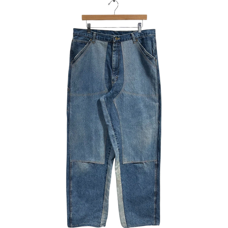 Cut & Sew Carhartt Double Knee Denim Jeans 36x34