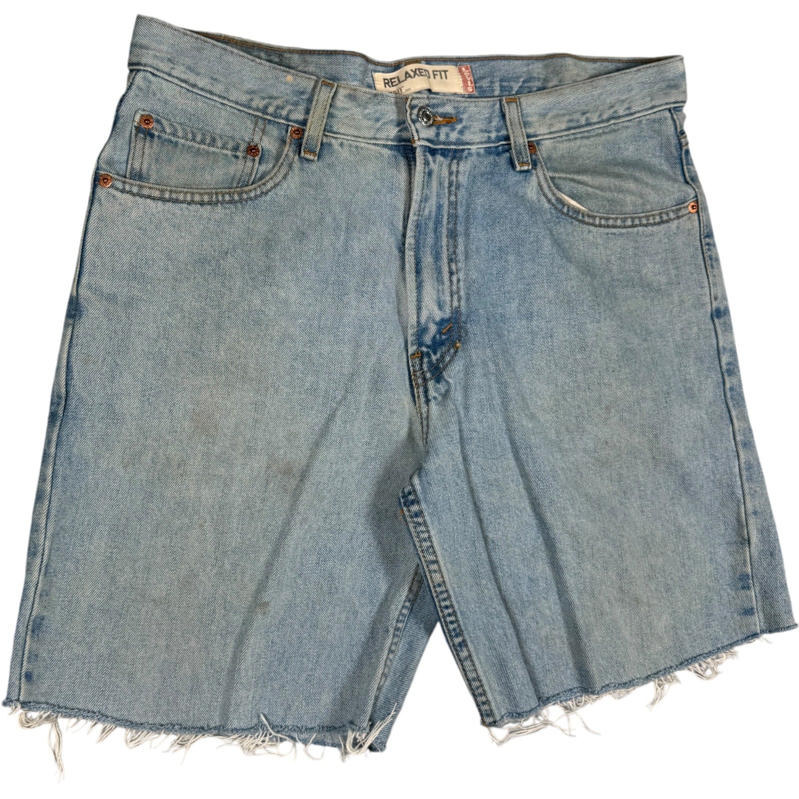 Vintage Levi's 550 Cut Off Denim Shorts 34