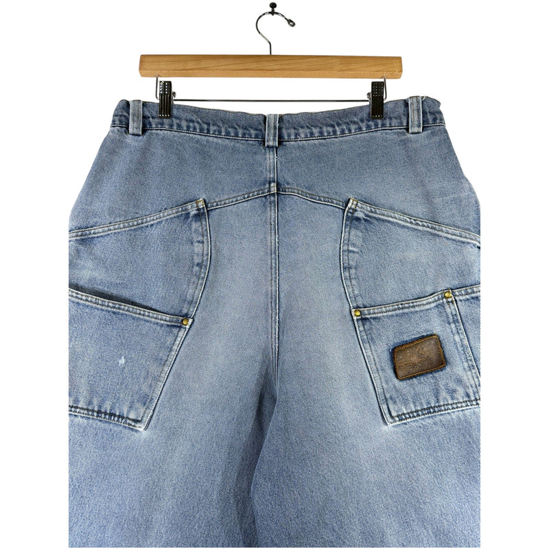 Vintage Delgrifo Italy Denim Carpenter Shorts 35