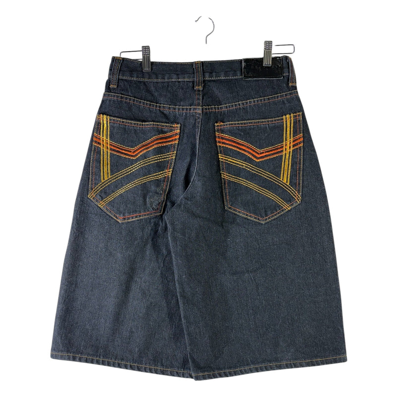 Vintage Chams Bermuda Utility Denim Shorts 30