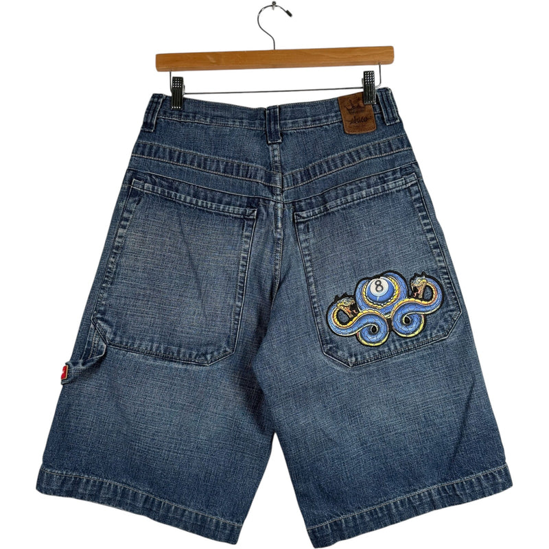 Y2K Jnco Jeans Dragon Denim Shorts 30