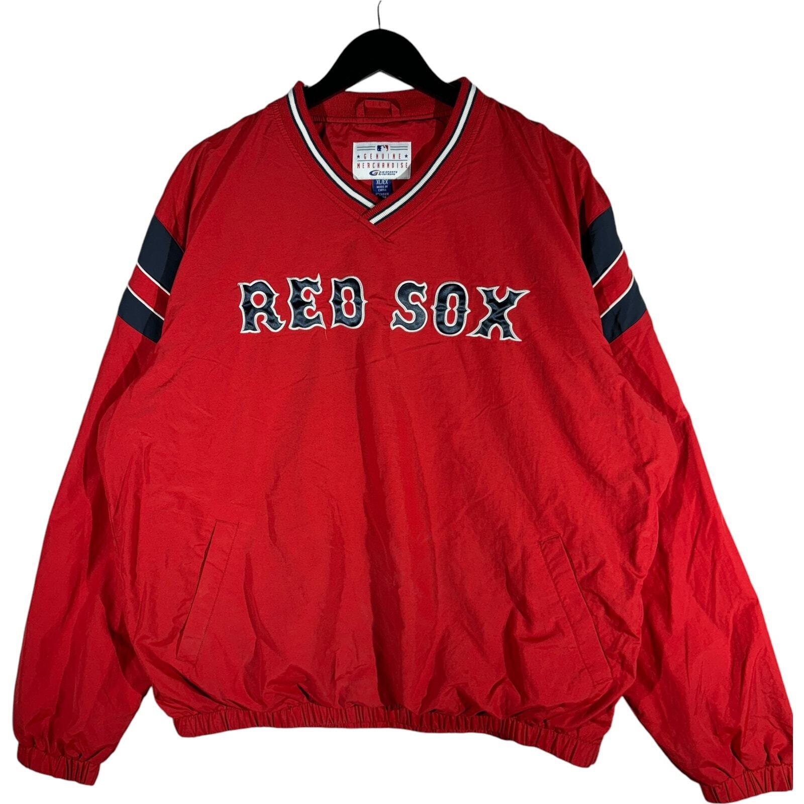 Vintage Boston Red Sox Logo Pullover Windbreaker