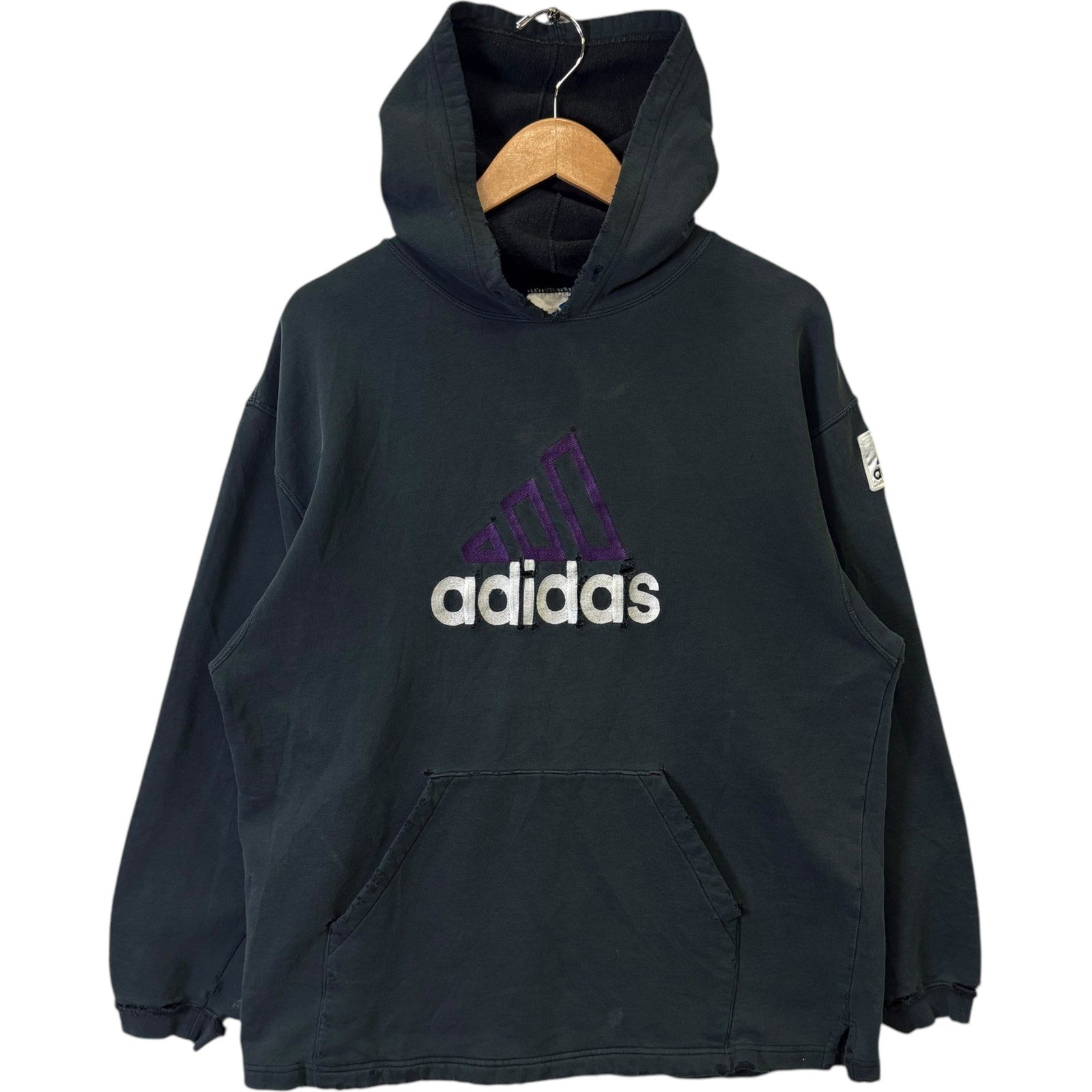 Vintage Adidas Arm Patch Hoodie