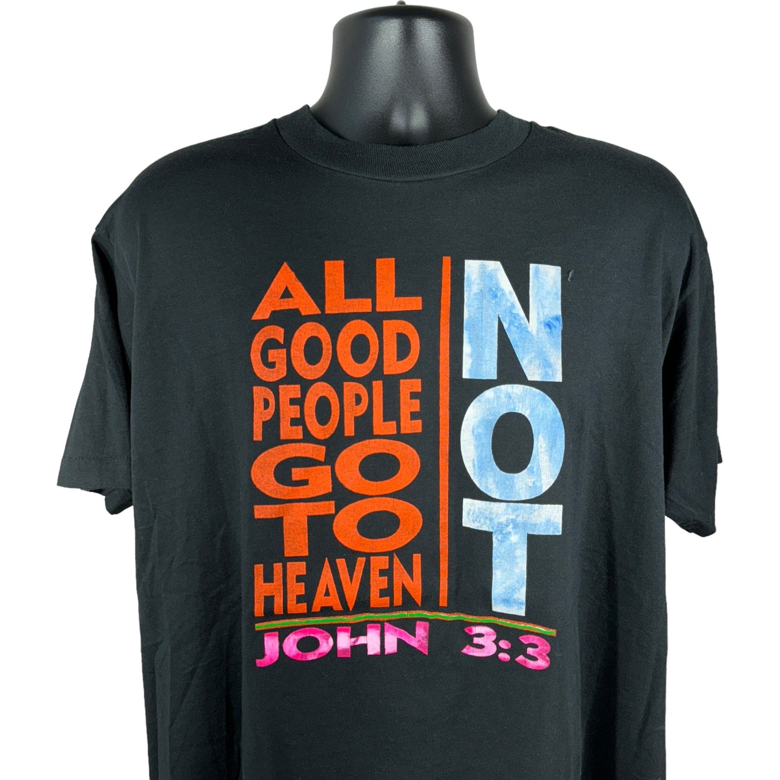 Vintage "John 3:3" Religious Tee