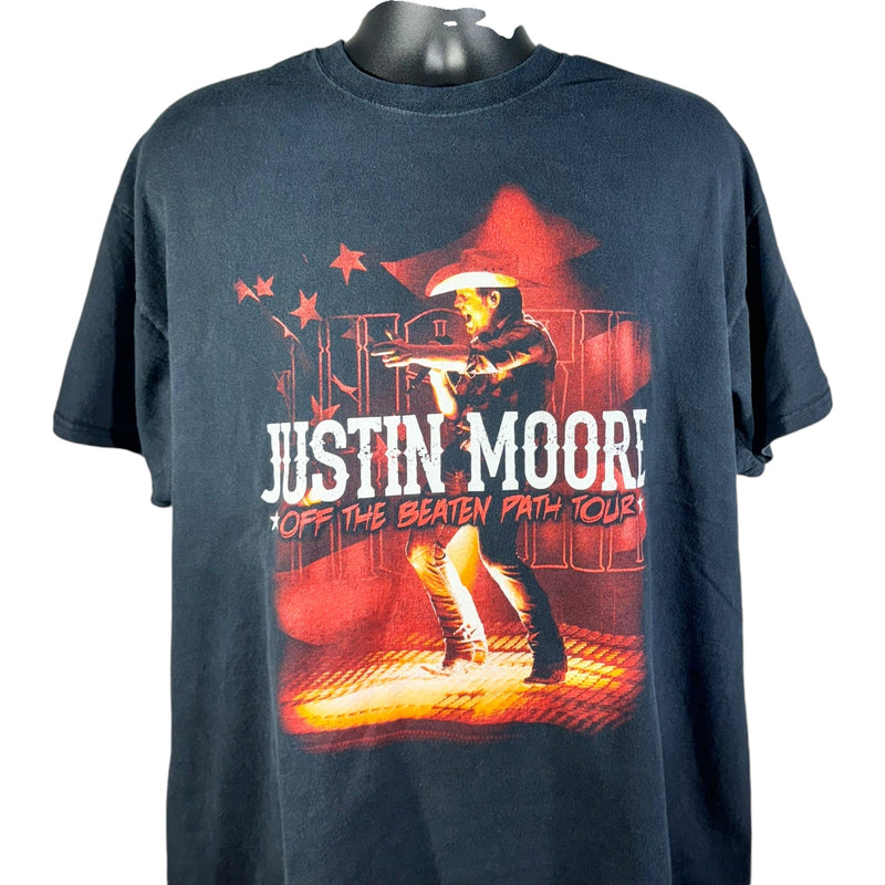 Justin Moore "Off The Beaten Path" Tour Tee