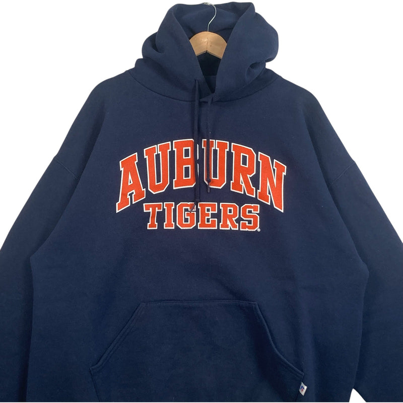 Vintage Russell Auburn University Tigers Arch Spellout Hoodie