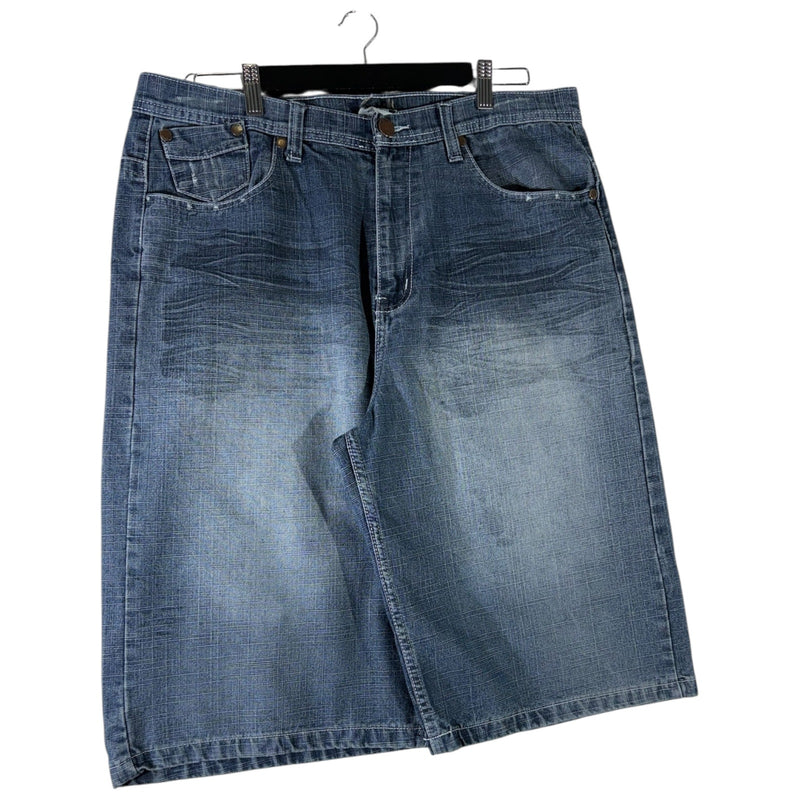Vintage Brooklyn Xpress Wide Leg Denim Shorts 38