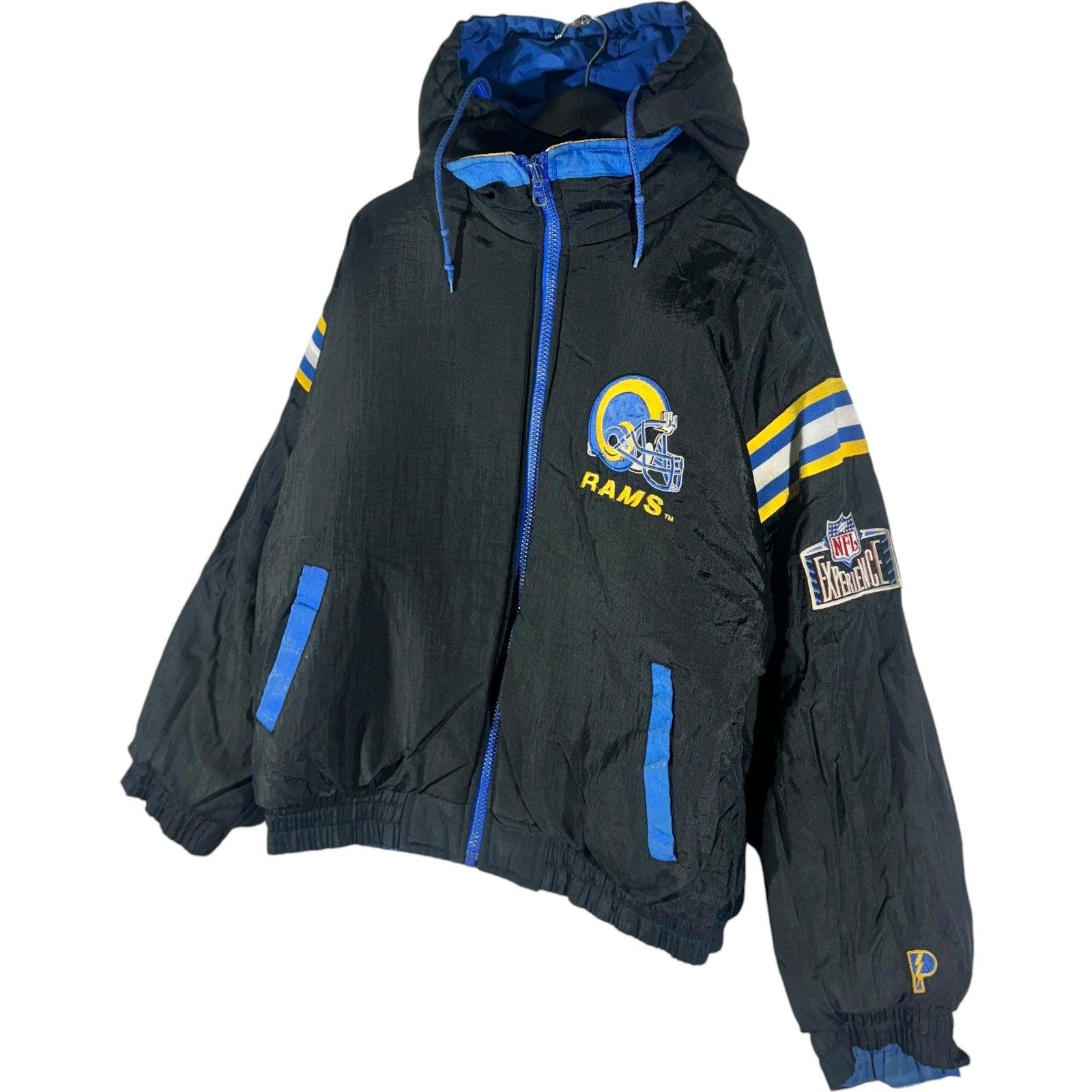 Vintage Pro Player St. Louis Rams Reversible Puffer Jacket