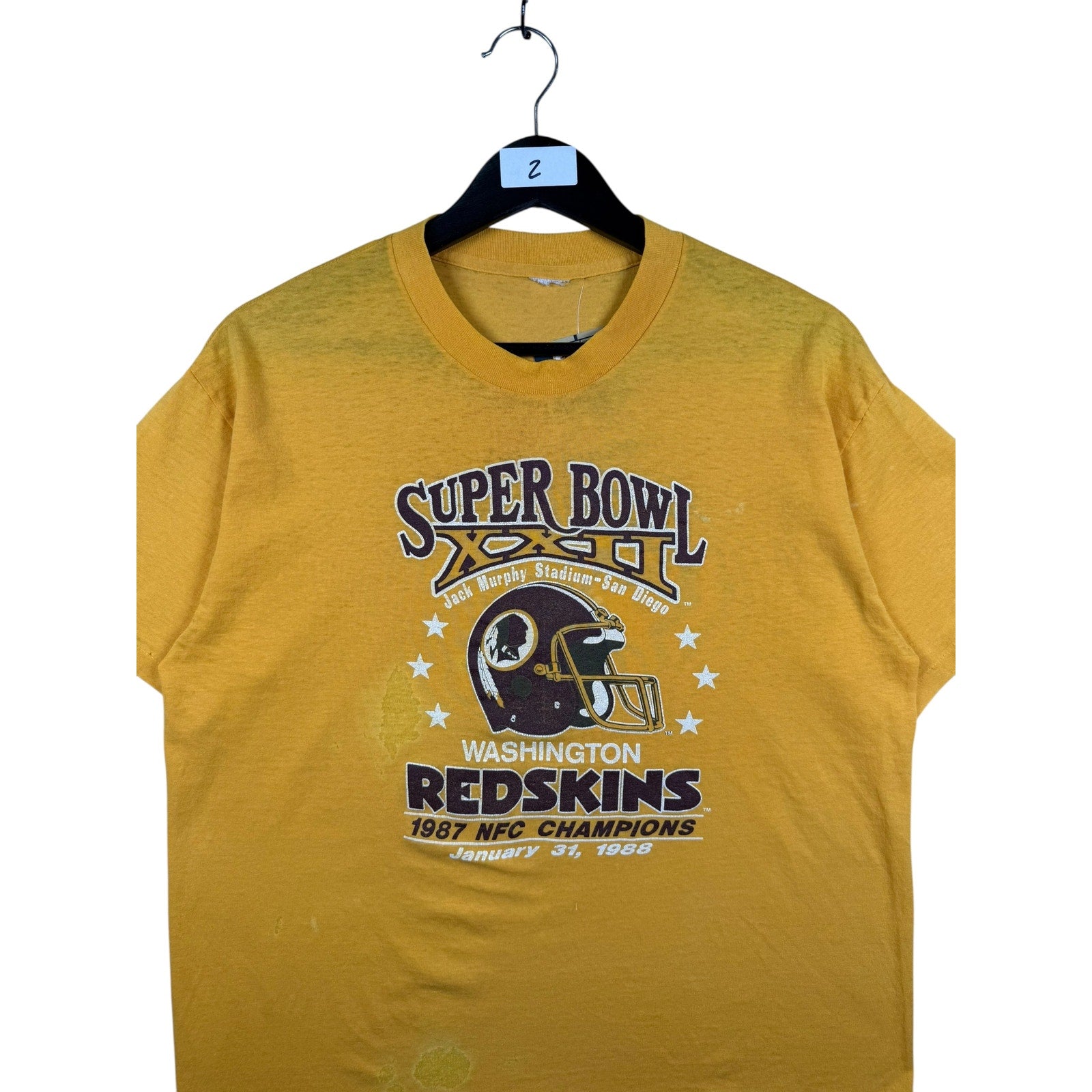 Vintage NFL Super Bowl XXII Washington Redskins T-Shirt