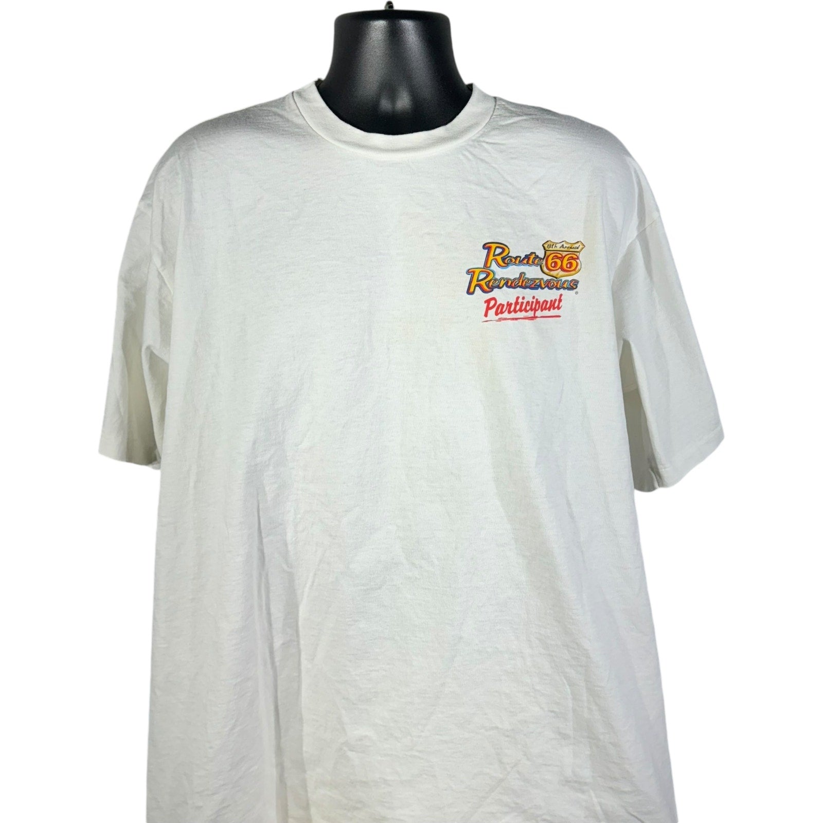 Vintage Route 66 Rendezvous Car Tee