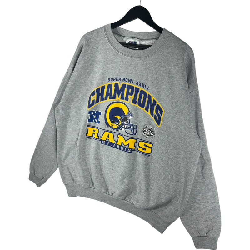 Vintage St. Louis Rams Superbowl XXXIV Champions Crewneck