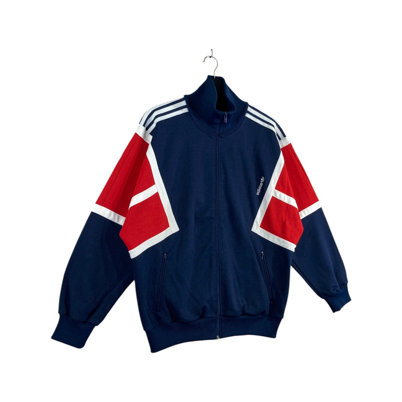 Vintage Adidas Trefoil 3-Striped Full Zip Track Jacket