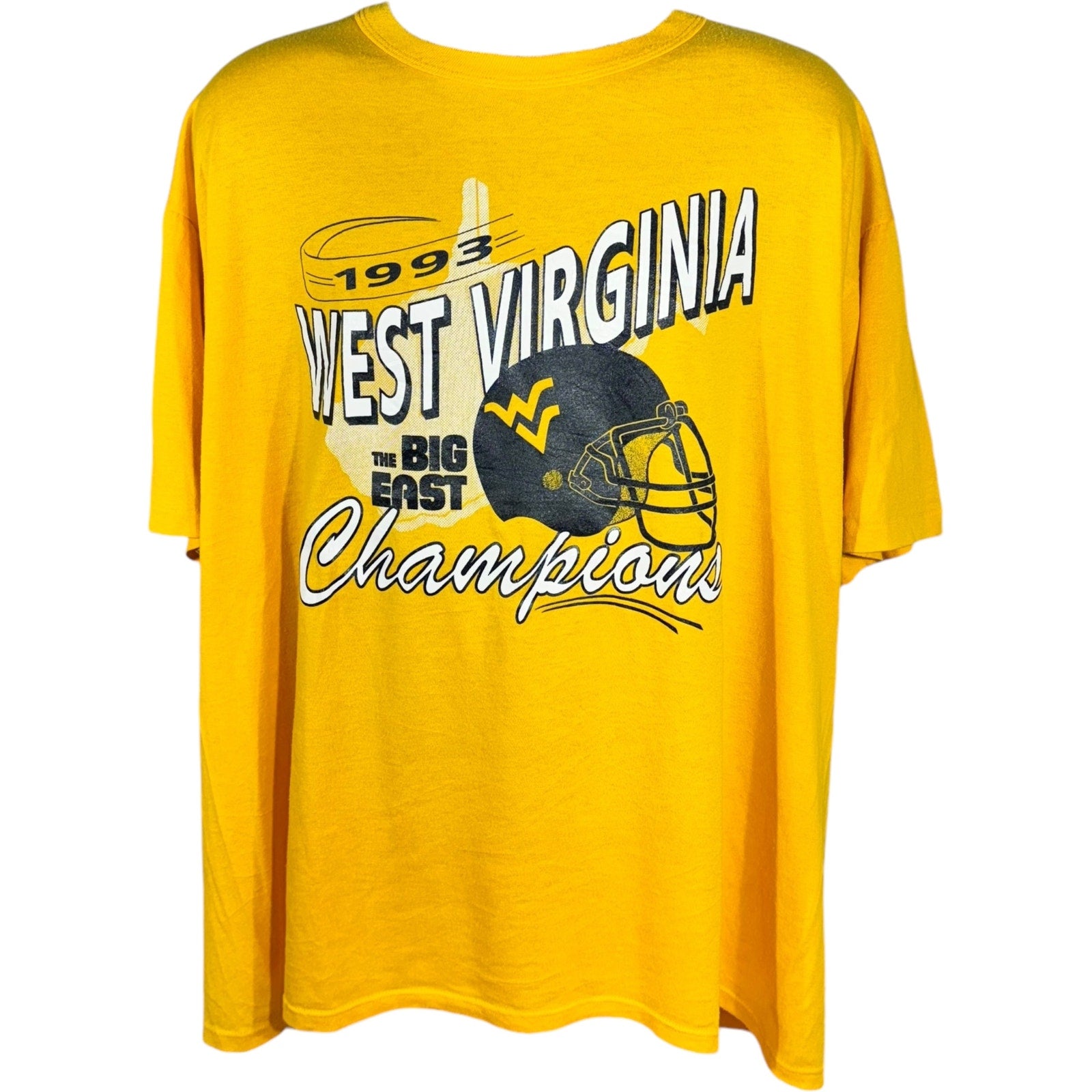 Vintage University Of West Virginia Big Helmet Tee