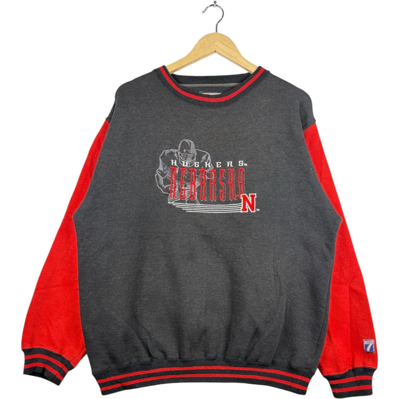 Vintage University Of Nebraska Huskers Football Crewneck