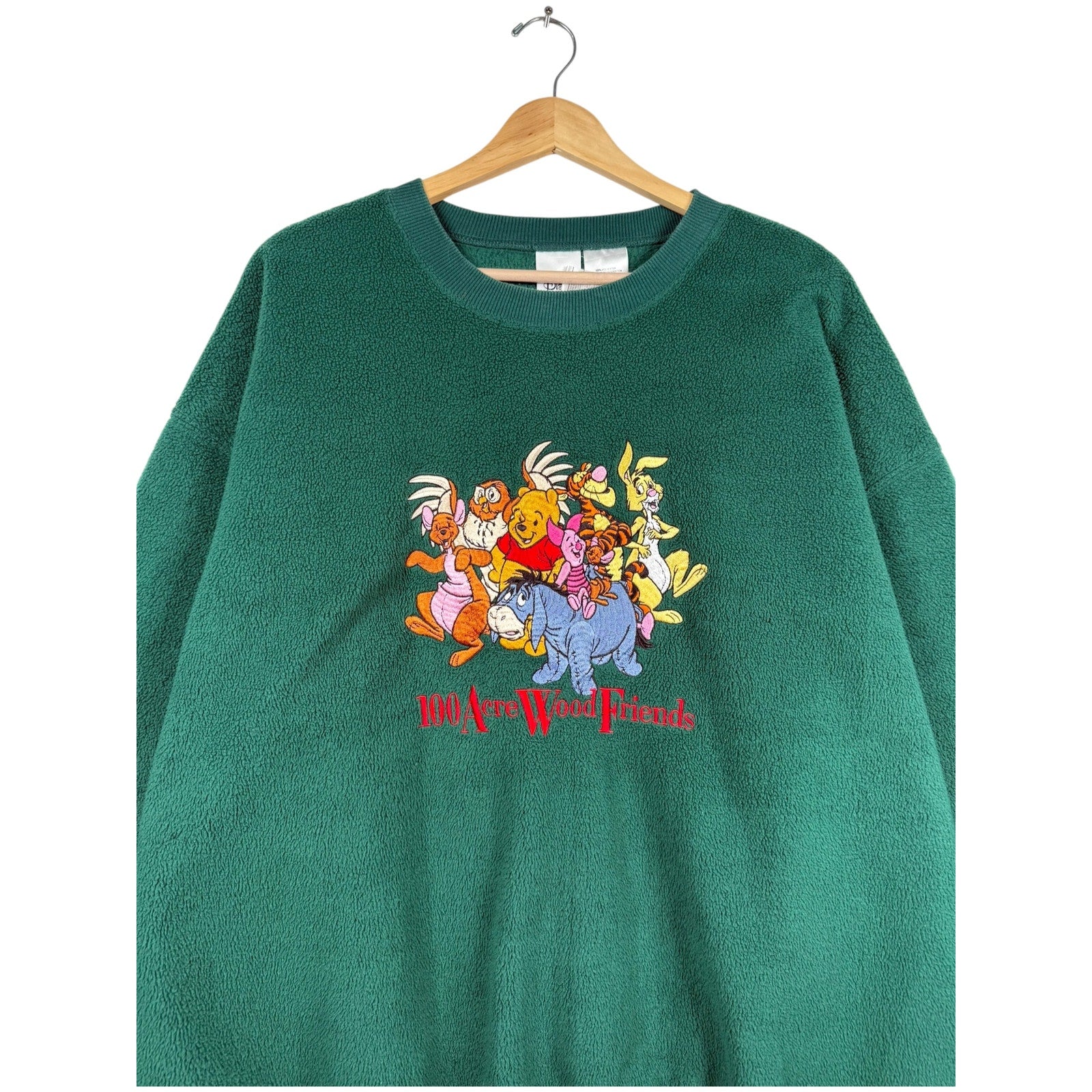 Vintage Disney Winnie The Pooh Family Fleece Sweatshirt